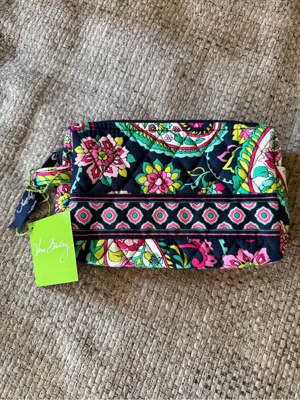 NWT Vera Bradley Small Cosmetic Bag
Petal Paisley Print